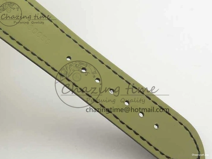 0413 FashionForward De Ville SS MK 1:1 Best Edition White Dial SS Markers On Leather Strap Miyota 9015 V 8077